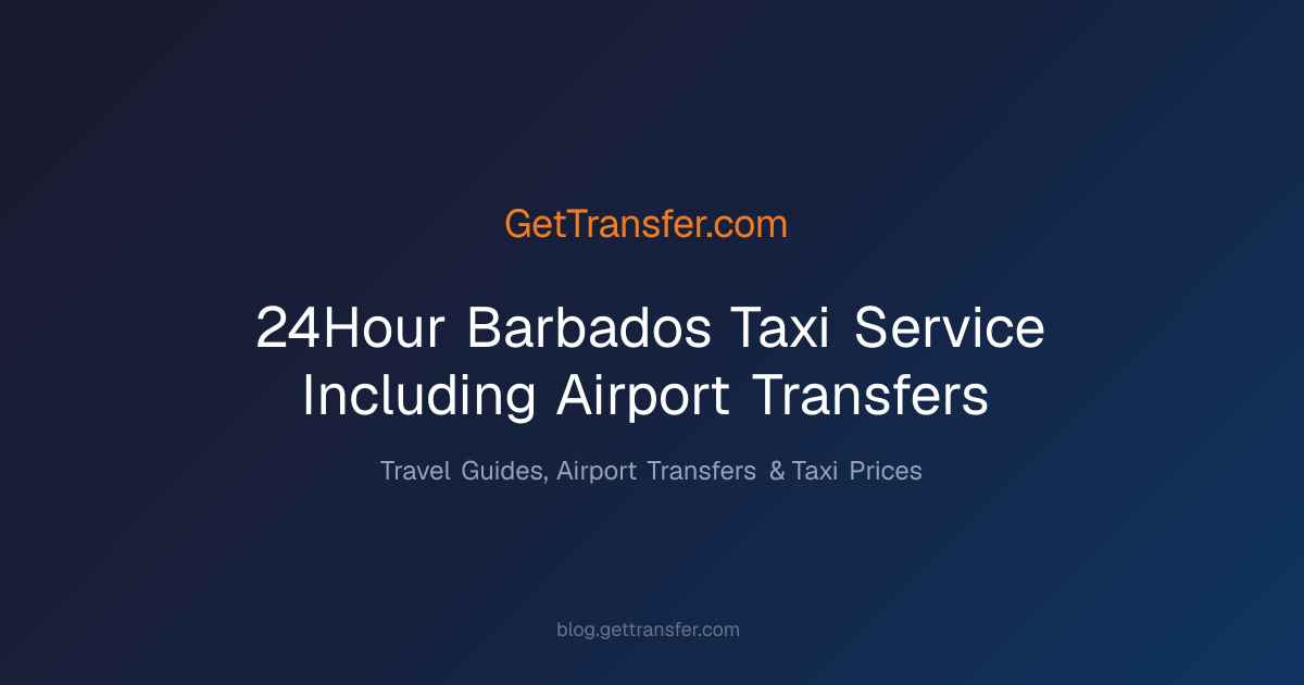 24-Hour Barbados Taxi Service Including Airport Transfers