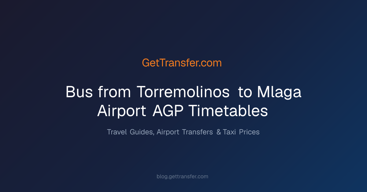 Bus from Torremolinos to Málaga Airport (AGP) - Timetables (