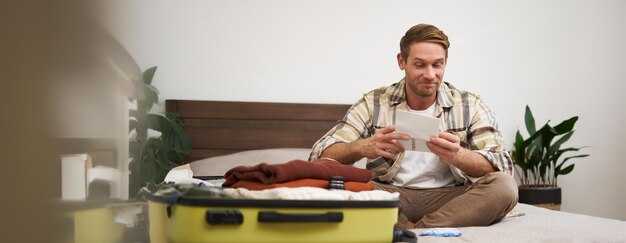 Pre-departure checks and packing