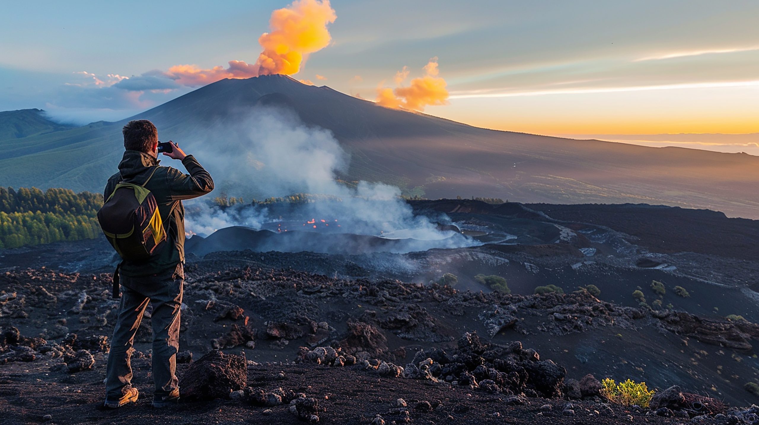 Viaggiare sicuri su un vulcano: Esplorare i vulcani più attivi del mondo