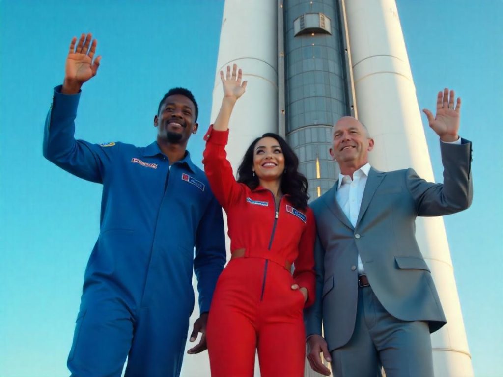 Blue Origin’s Space Tourism Launch Featuring Notable Figures