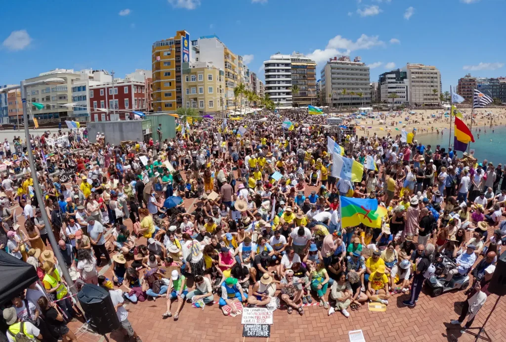 Growing Concerns Over Mass Tourism Result in Protests in the Canary Islands