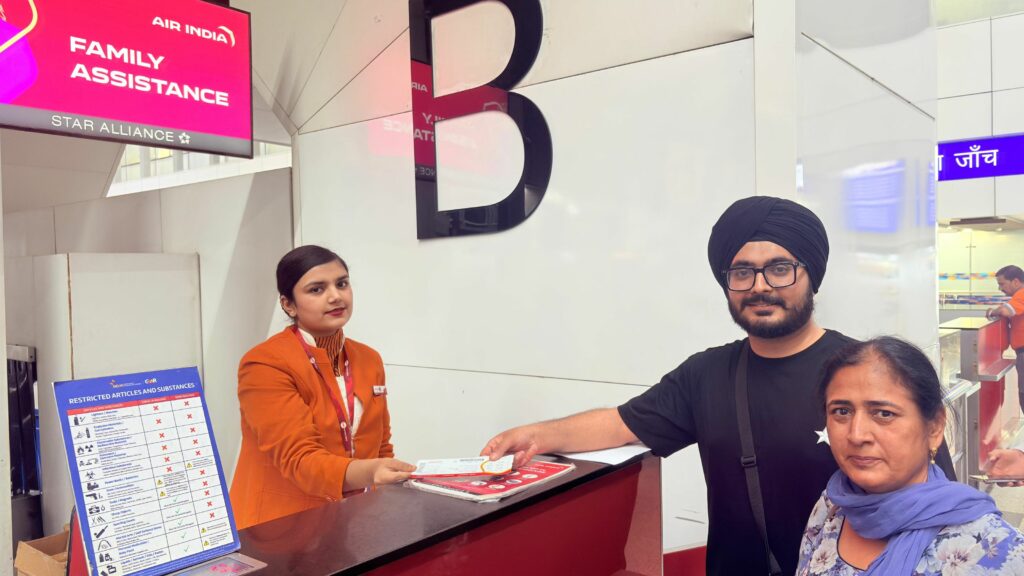 Air India’s New Family Assistance Check-In Counter at Delhi Airport