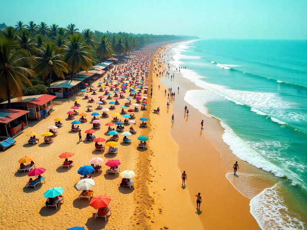 Remarkable Surge in Tourist Numbers in Goa for the First Half of 2025