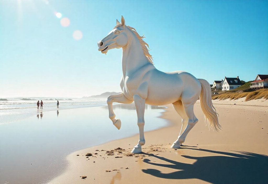 Discovering the Depths of Ivan Morison’s White Horses and Coastal Communities