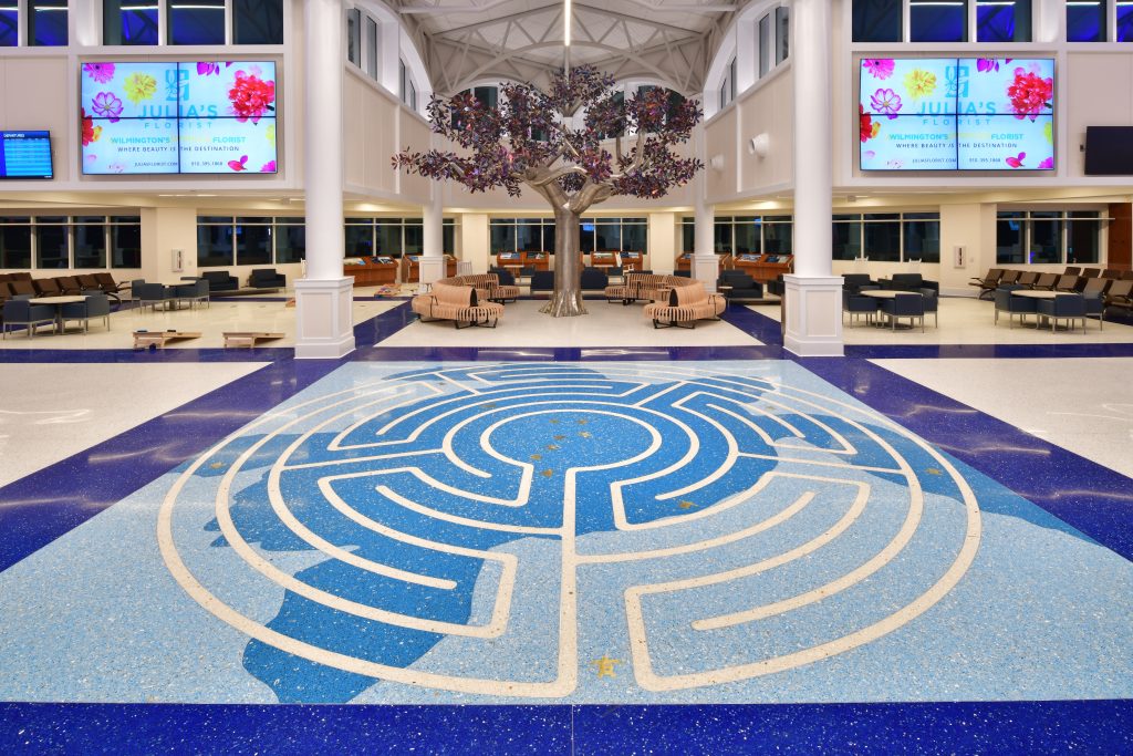 Wilmington Airport Showcases Award-Winning Terrazzo Art Installation