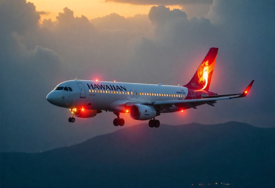 Întoarcere neașteptată a aeronavei Airbus A321neo a Hawaiian Airlines din cauza problemelor în timpul zborului