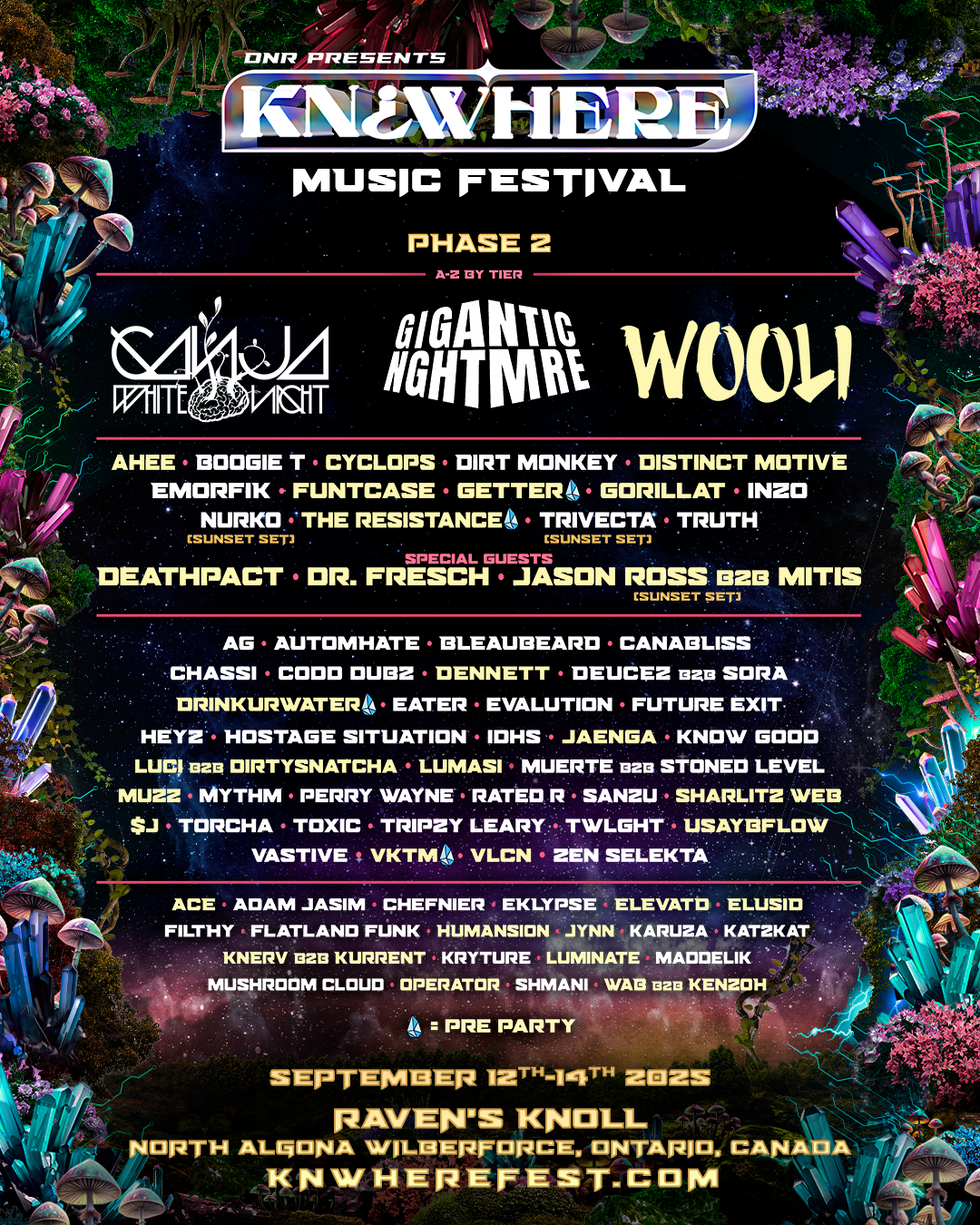 New Lineup and Features Unveiled for KN¿WHERE Festival Phase 2
