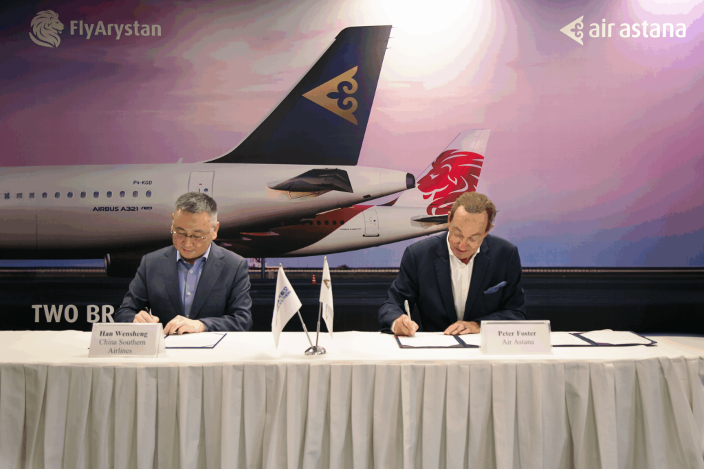 Air Astana and China Southern Airlines Enhance Connectivity with Codeshare Agreement