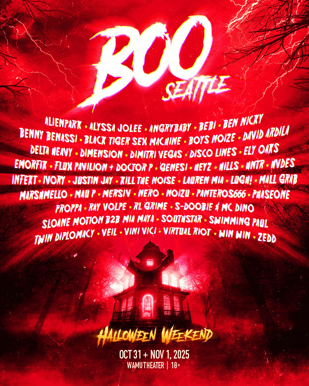 Discover Seattle’s BOO Halloween Festival Featuring Top EDM Artists and Local Spooky Lore