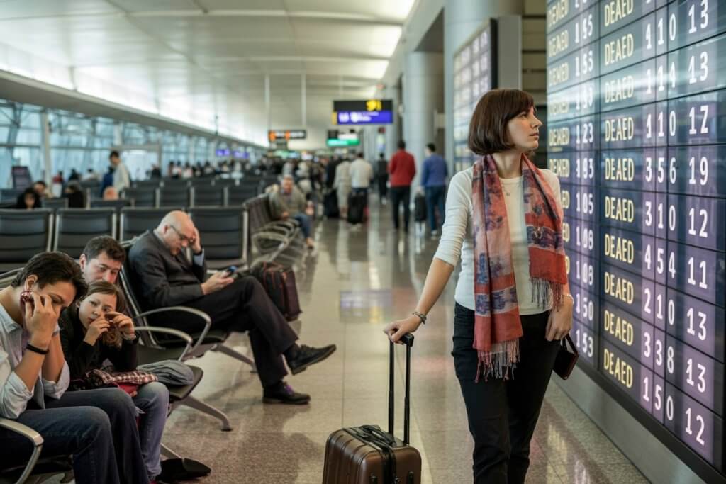 Flugstörungen führen zu Verspätungen für Passagiere an den Flughäfen London, Madrid, Amsterdam und Zürich