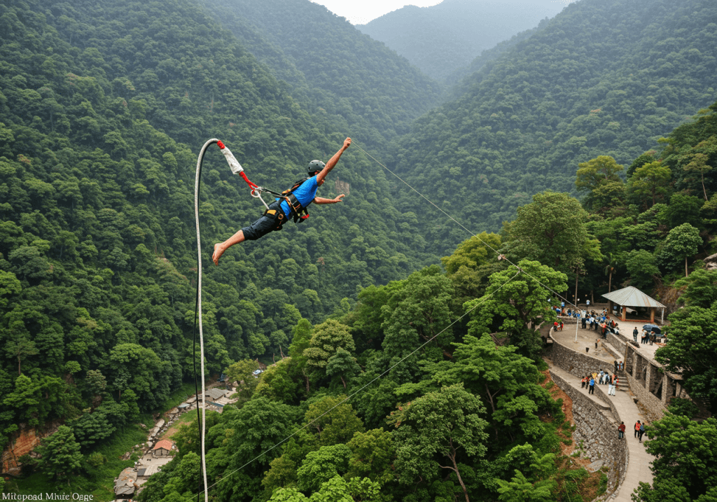 Experience India’s Premier Cut Cord Bungy and Running Valley Rope Jump Adventures in Rishikesh