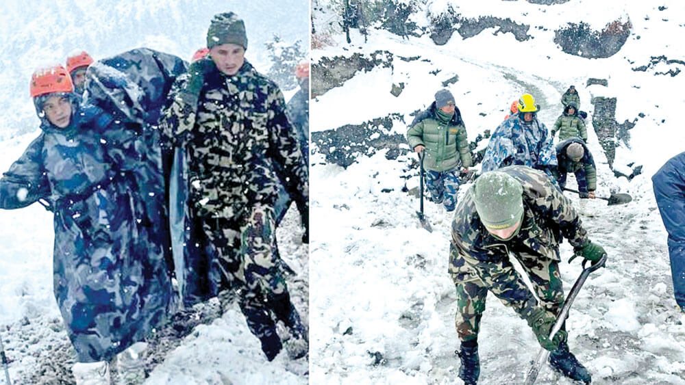 Mountain Rescue Operation Begins for Stranded Tourists in Mustang as Annapurna Sees Tourism Surge