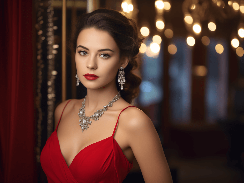 Best Diamond Earrings for a Red Dress