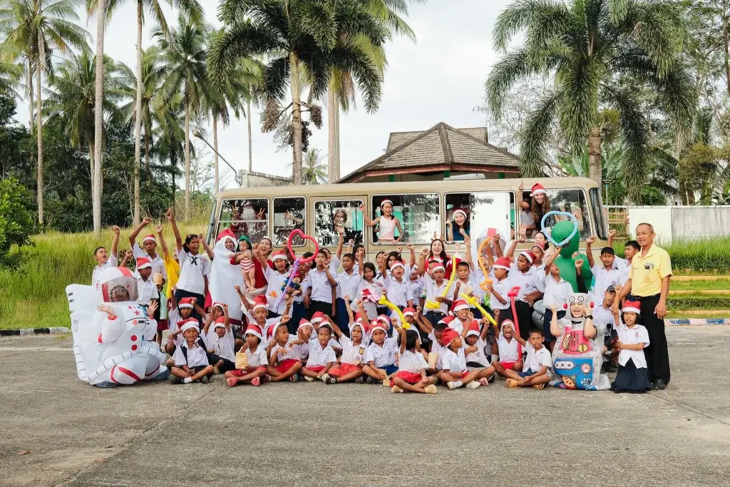 Devasom’s Happy Bus Returns to Bring Festive Cheer and Community Spirit to Phang Nga School For Life