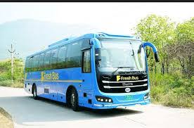 Electric Fresh Bus Begins Bengaluru–Chennai Services and Introduces Automated Passenger Compensation
