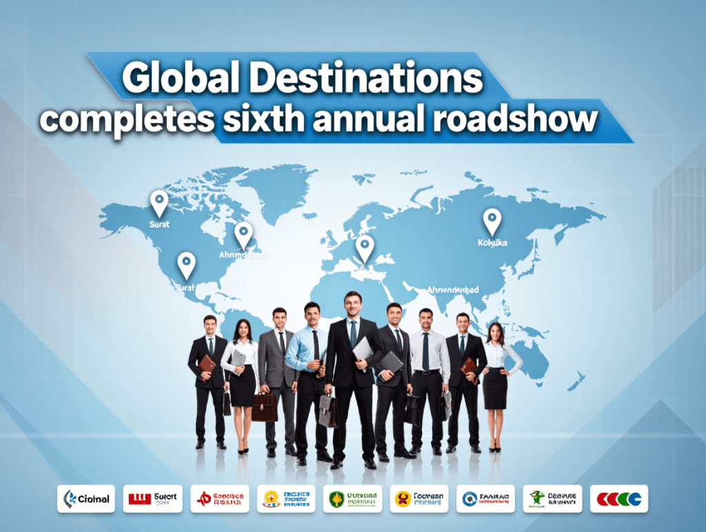 Global Destinations completes sixth annual roadshow with eight partners across Surat, Ahmedabad and Kolkata